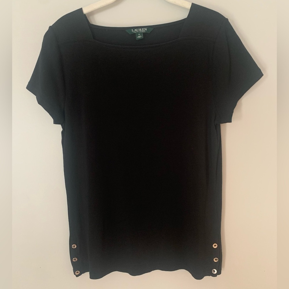 Lauren Ralph Lauren Black Top - XL